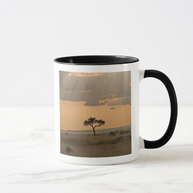 Mug Les rayons du soleil laser à travers l'après-midi (Droite)