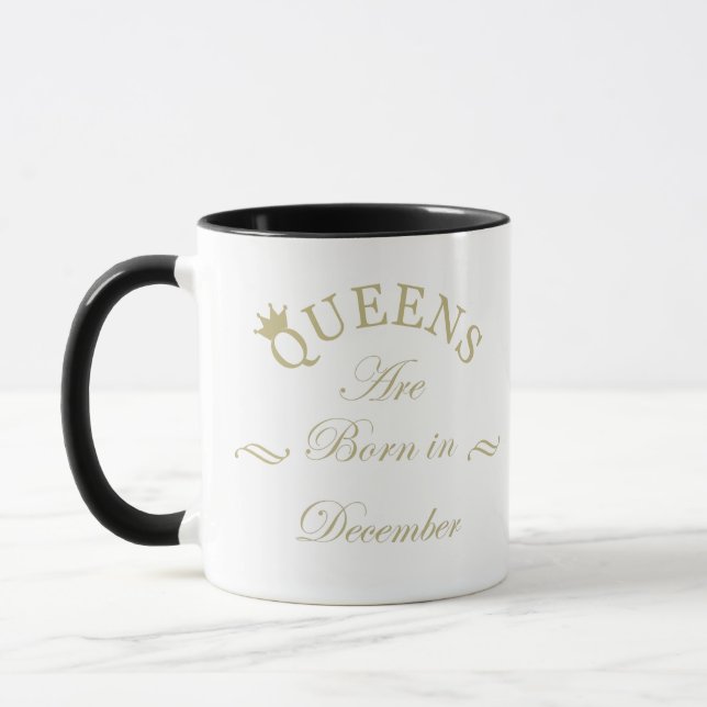 Mug Les reines naissent en décembre (Gauche)