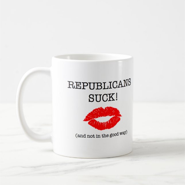 Mug Les républicains sucent (Gauche)