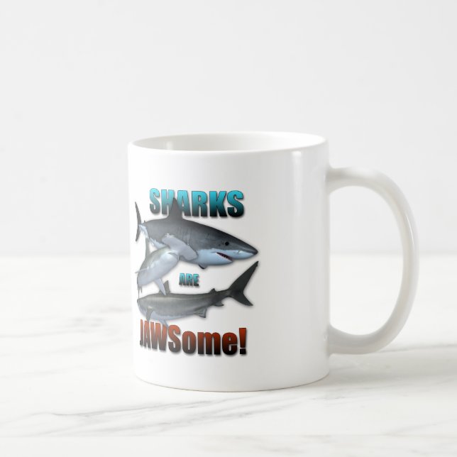 Mug Les requins sont JAWSome ! (Droite)