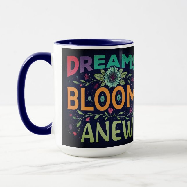 Mug Les rêves commencent une nouvelle musique (Gauche)