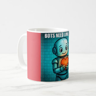 Mug Les robots ont aussi besoin d'amour -