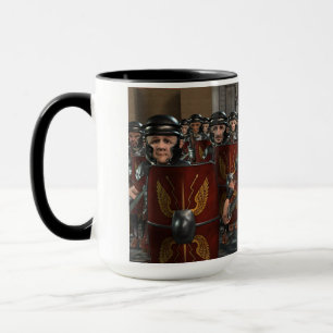 Mug Les Romains Se Marchent Vers La Musique De Guerre