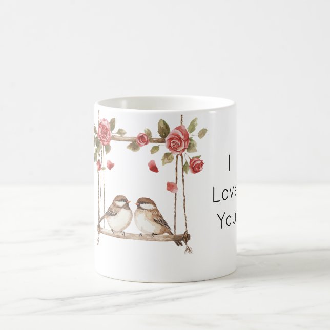 Mug Les roses aiment les oiseaux sur la balançoire de  (Centre)