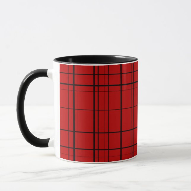 Mug Les Rouges plaid christmas (Gauche)