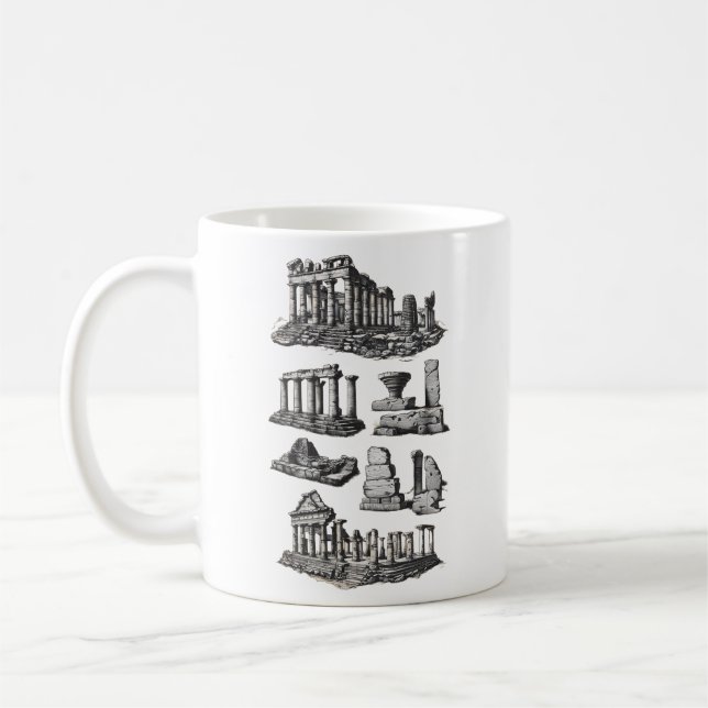 Mug Les ruines antiques et les sites archéologiques (Gauche)