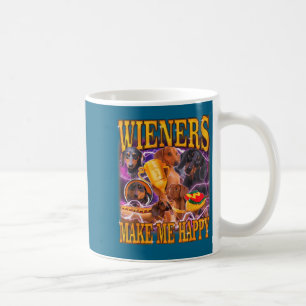 Mug Les saucisses me rendent heureux Funny Dachshund a