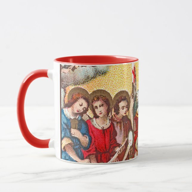 Mug Les Sept Archanges (CP 001; Chromolithographie) (Gauche)