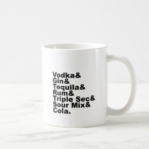 Mug Les sept ingrédients au Long Island ont glacé le