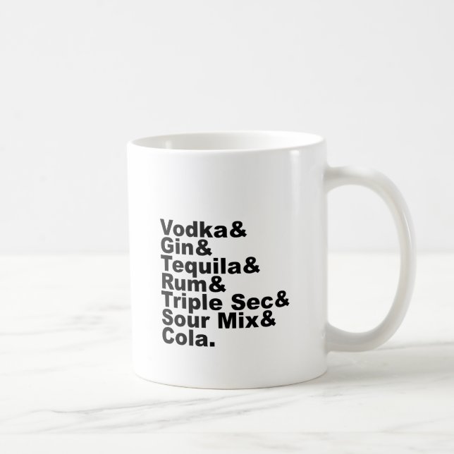 Mug Les sept ingrédients au Long Island ont glacé le (Droite)