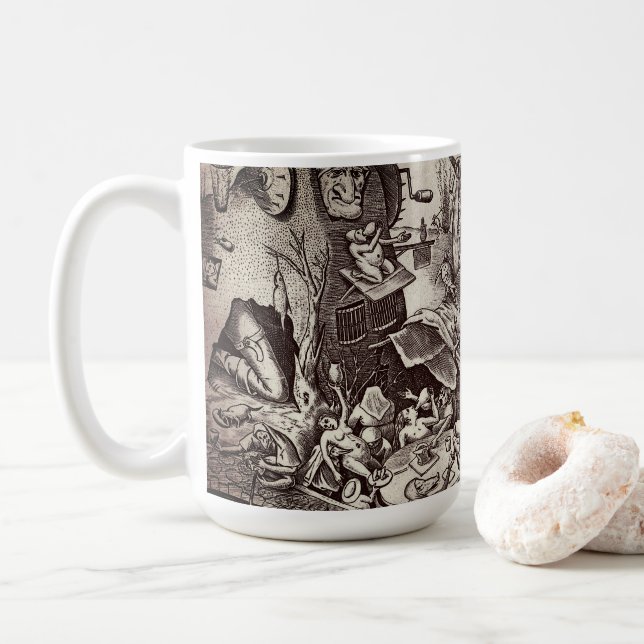 Mug Les Sept Péchés Mortels - Gluttonie (Avec donut)