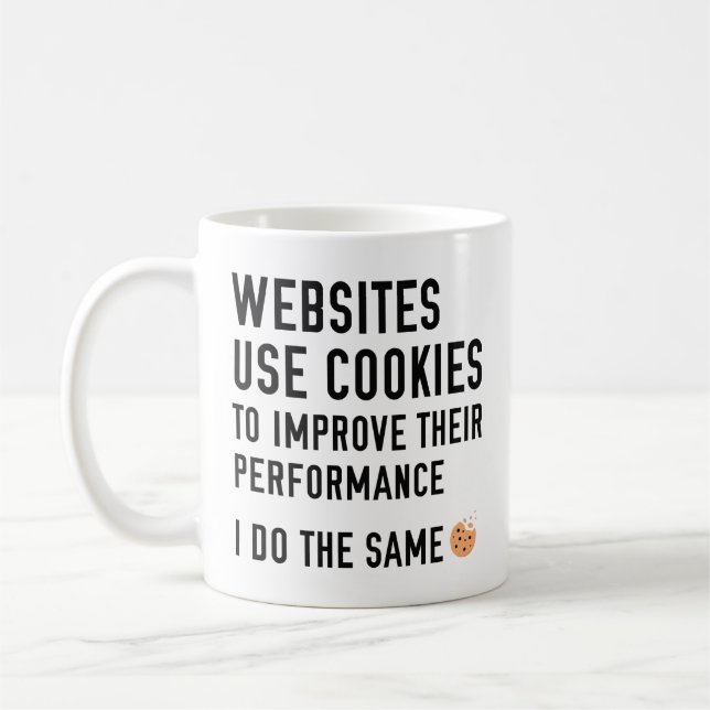 Mug Les sites Web utilisent des cookies (Gauche)