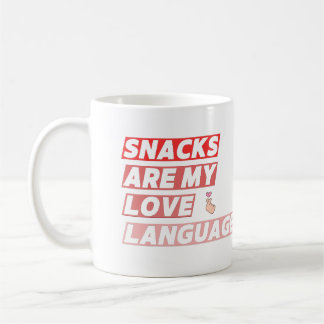 Mug Les Snacks De Coupe Sont Ma Langue D'Amour