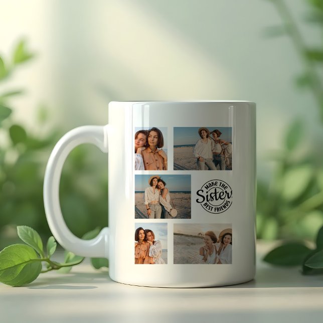 Mug Les soeurs font les meilleurs amis Photo (Créateur téléchargé)