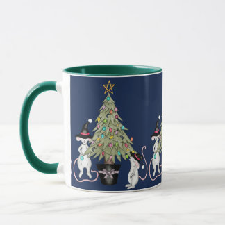 Mug Les souris sorcières Festives Décorent Leur Arbre 