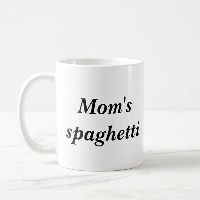 Mug Les spaghetti de la maman (Gauche)