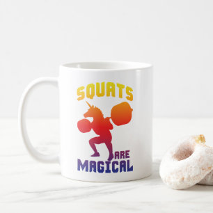 Mug Les Squats Sont Magiques - Unicorn Jour de la Jamb