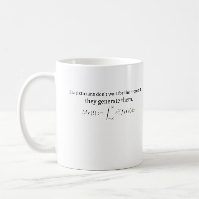 Mug Les statisticiens n'attendent pas (Gauche)