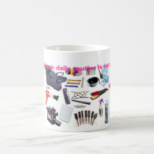 Mug Les stylistes en coiffure sont une coupe ci-dessus