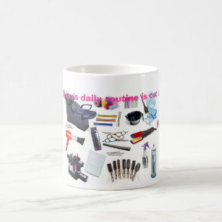 Mug Les stylistes en coiffure sont une coupe ci-dessus
