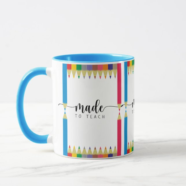 Mug Les super-héros de l'enseignant faits pour enseign (Gauche)