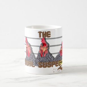 Mug Les suspects habituels de POULET—Poules rocheuses 