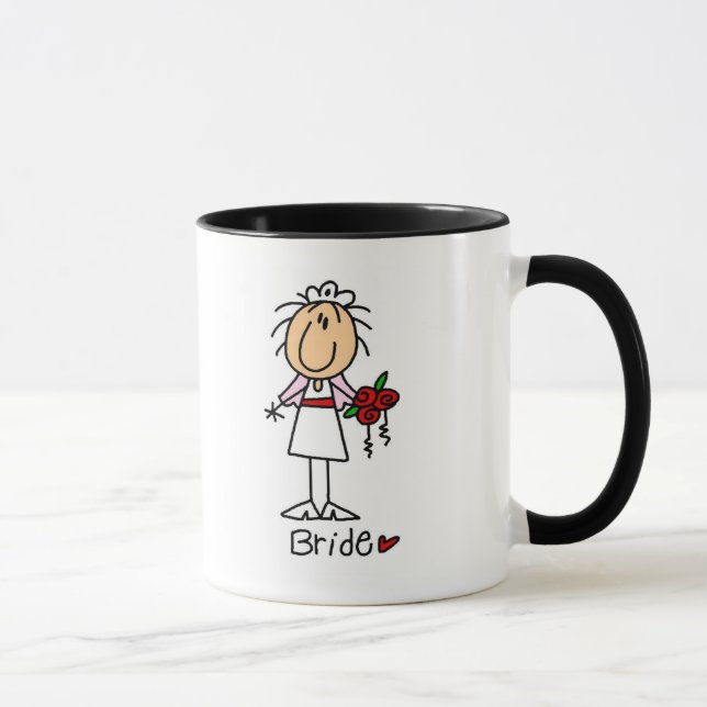 Mug Les T-shirts et les cadeaux de jeune mariée (Droite)