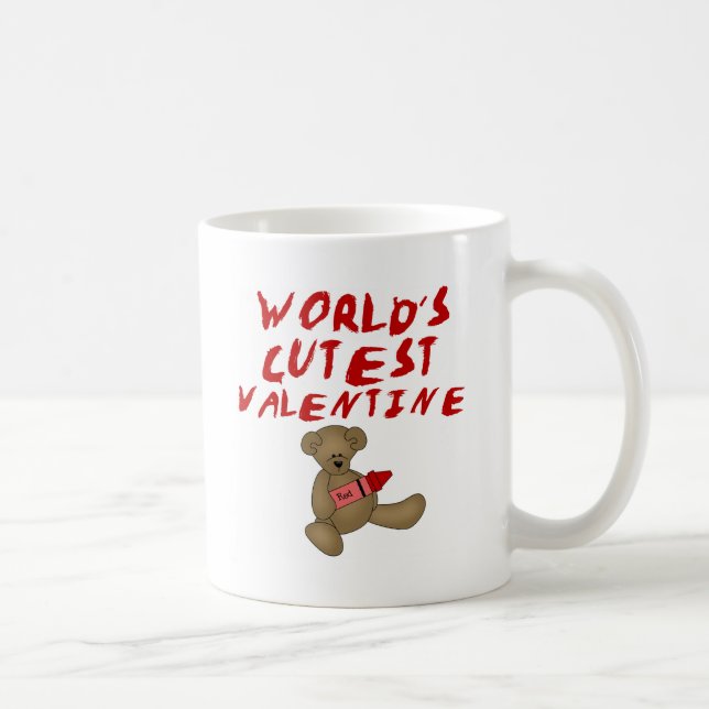Mug Les T-shirts et les cadeaux de Valentine les plus (Droite)