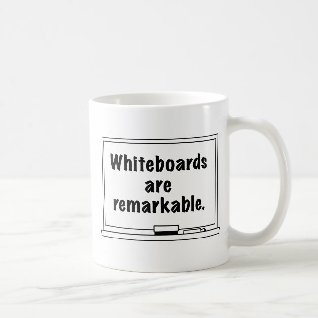 Mug Les tableaux blancs sont remarquables (Droite)