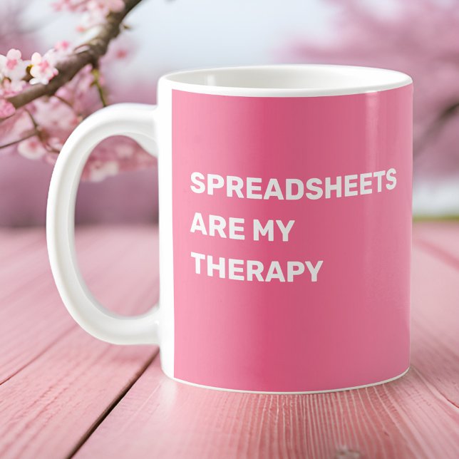 Mug Les Tableaux Sont Ma Thérapie - Rose Gradient (Créateur téléchargé)