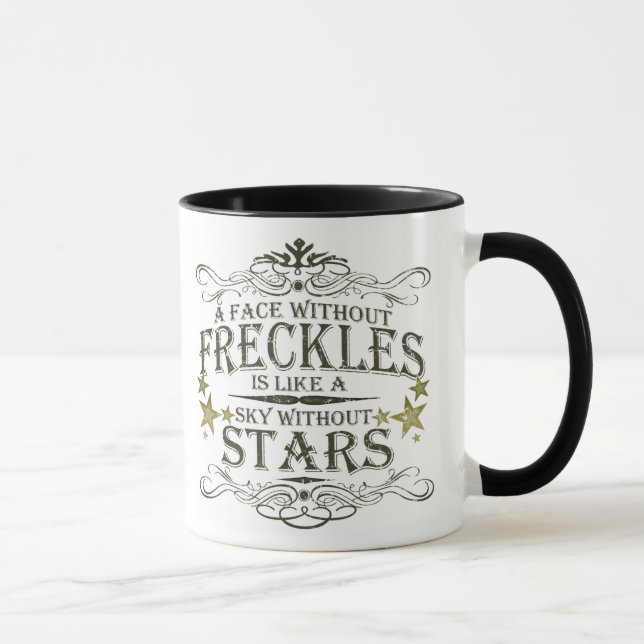 Mug Les taches de rousseur sont mignonnes (Droite)