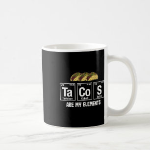 Mug Les Tacos Sont Mes Éléments - Taco Elemen Périodiq