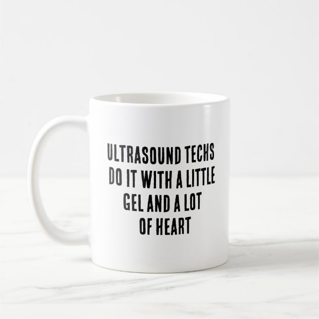 Mug Les techniciens Ultrasound le font avec un peu de  (Gauche)