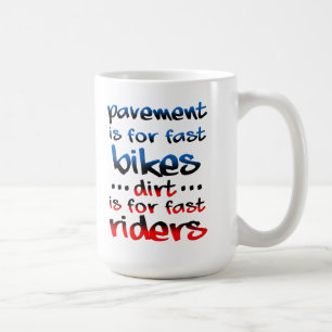 Mug Les terres sont pour les motards rapides Motocross
