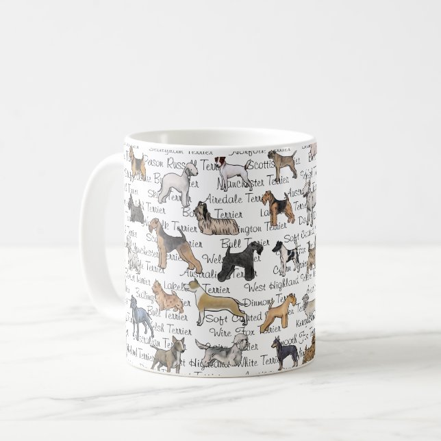 Mug Les terriers (Devant gauche)