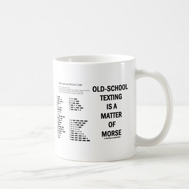 Mug Les Textes De La Vieille École Est Une Question De (Droite)