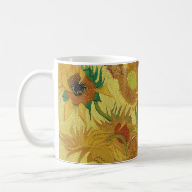 Mug Les tournesols de Vincent van Gogh (1888) (Gauche)