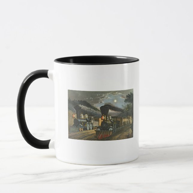 Mug Les trains rapides de foudre, 1863 (Gauche)