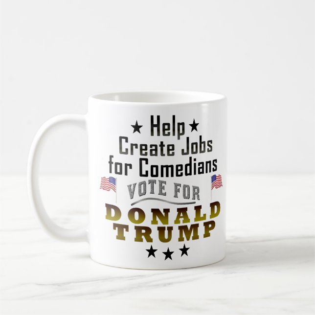 Mug Les travaux drôles de Donald Trump pour des (Gauche)