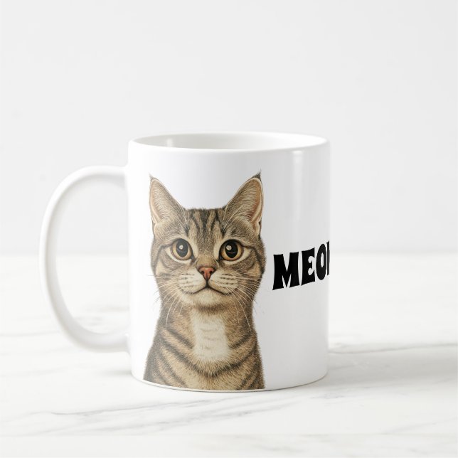 Mug Les trésors du Tabby de Dürer : Meow's Cup 1 (Gauche)