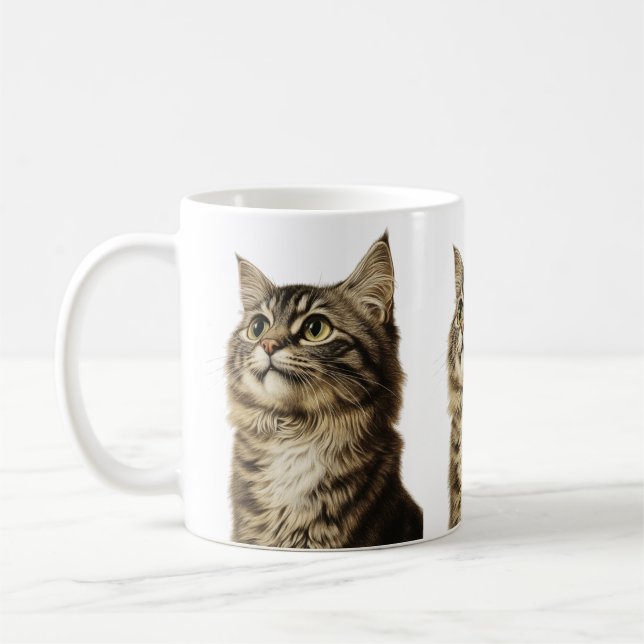 Mug Les trésors tabby de Dürer 3 (Gauche)