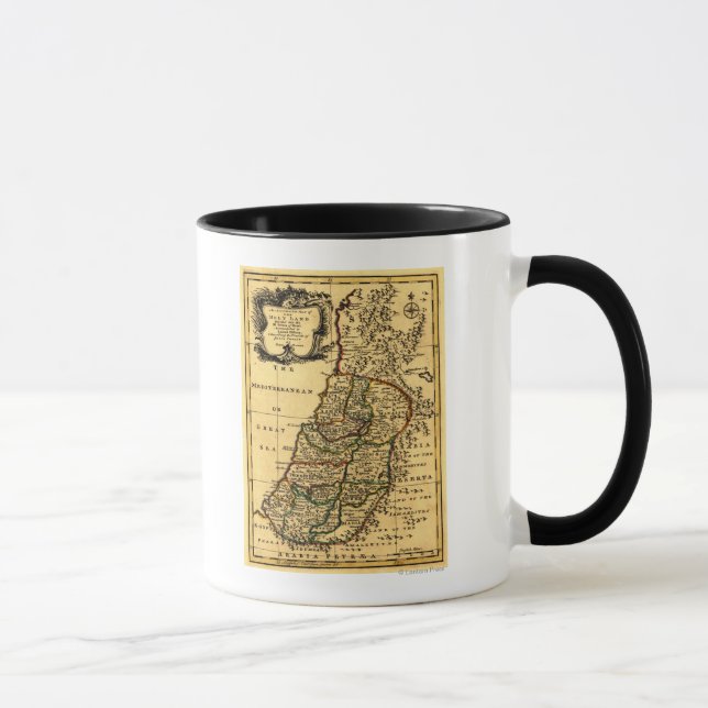 Mug Les tribus d'Israël en PalestineCarte panoramique (Droite)
