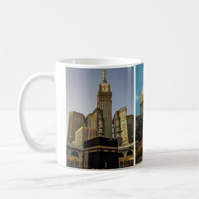 Mug Les Trois Mosquées : La Mecque Médine Jérusalem (Gauche)