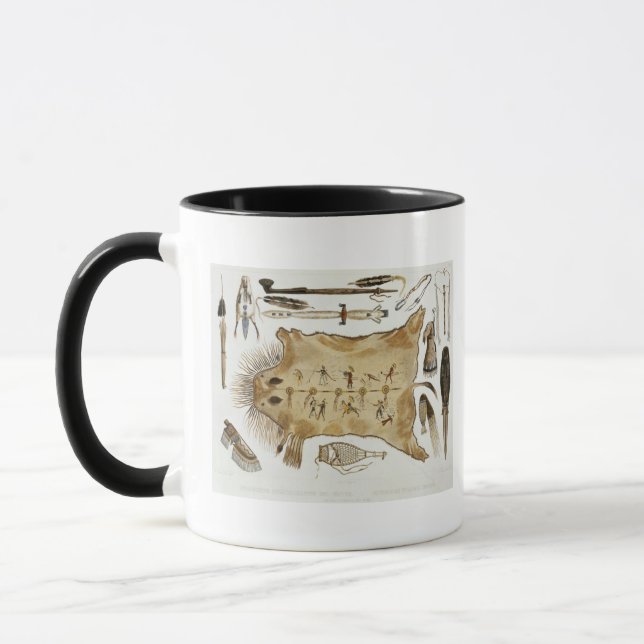Mug Les ustensiles et les bras indiens, plaquent 21 du (Gauche)