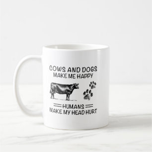 Mug Les vaches sont mes gens préférés Retro Funny Vach