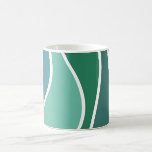 Mug Les vagues colorées de l'océan