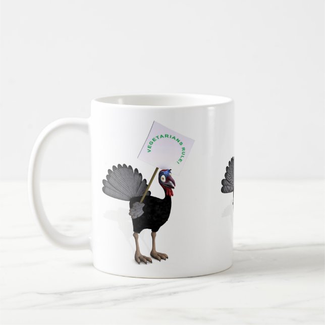 Mug Les végétariens dominent ! (Gauche)