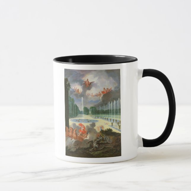 Mug Les vergers de Versailles. Vue de piscine de (Droite)