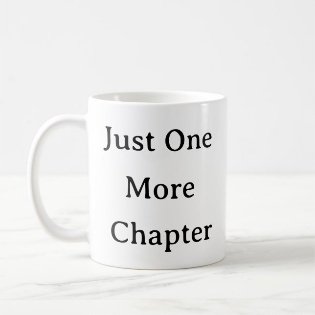 Mug Les vers de livres ne font qu'un chapitre de plus  (Gauche)