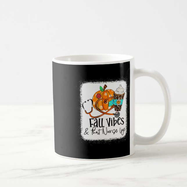 Mug Les Vibes D'Automne Et L'Infirmière De L'École De  (Droite)